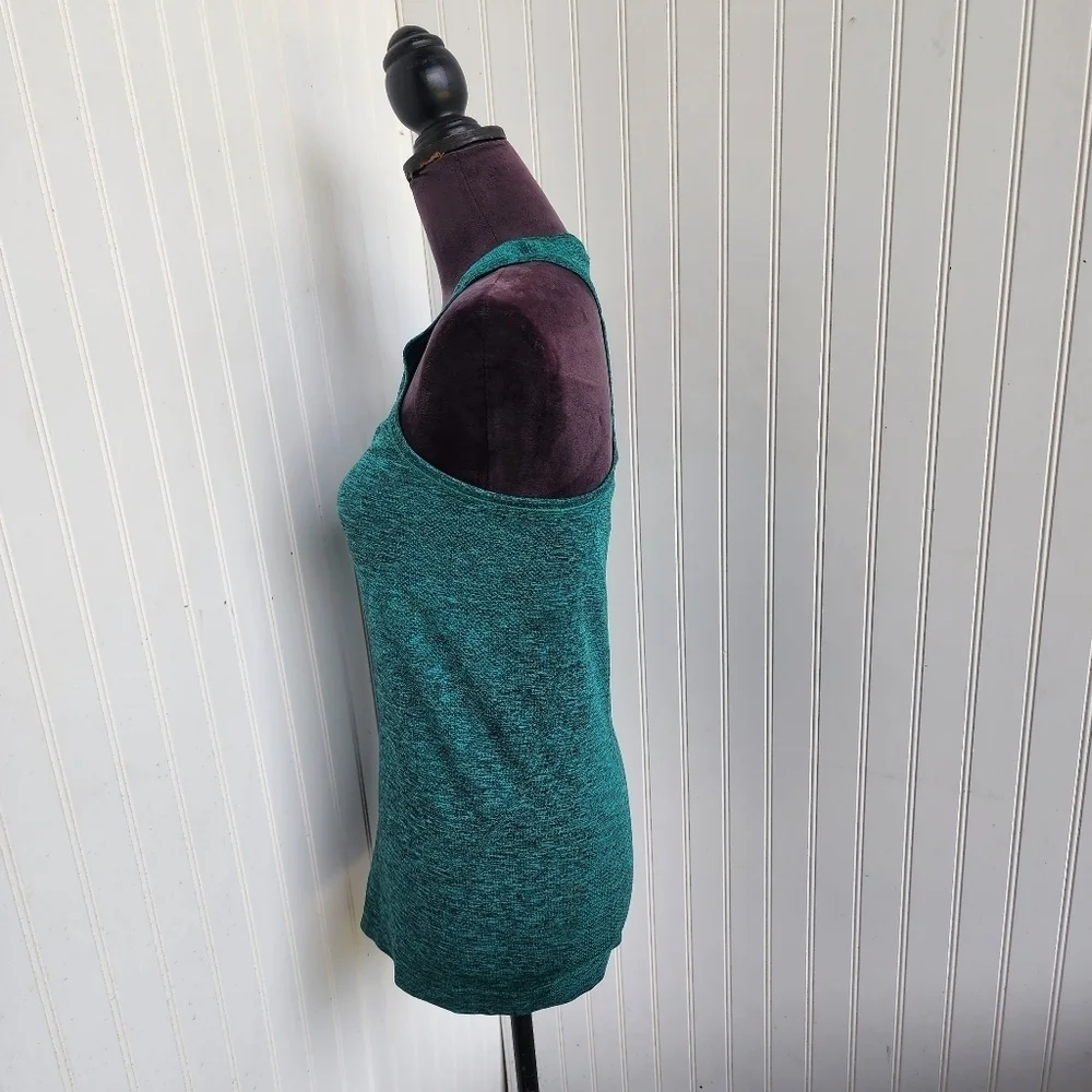 Lululemon Women's Size 8 Dark Green Heather Racerback Stretch